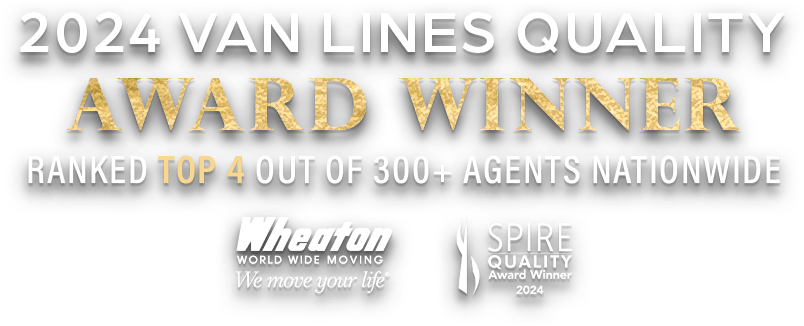2024 Van Lines Quality Award Winner: Ranked Top 4 out of 300+ Agents Nation Wide